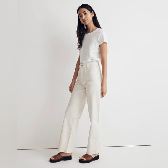 NEW Madewell Vintage Canvas The Perfect Vintage Slouchy Wide Leg Jeans Size 31 - Picture 4 of 12